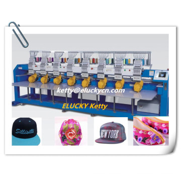 8 heads computerized embroidery machine with high reputation